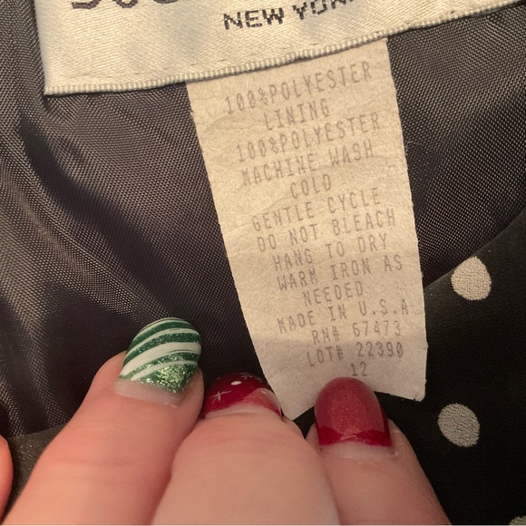 Julian Taylor Vintage One Piece Polka Dot Dress - Picture 4 of 6